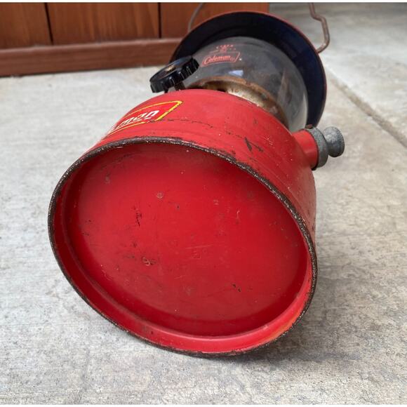 Red Coleman 200A Lantern Untested Parts or Repair 9 1956 Single Mantle 34B - Picture 4 of 5